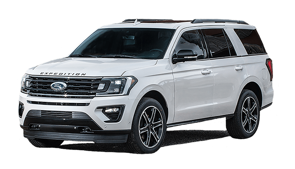 White Ford Expedition large SUV rental
